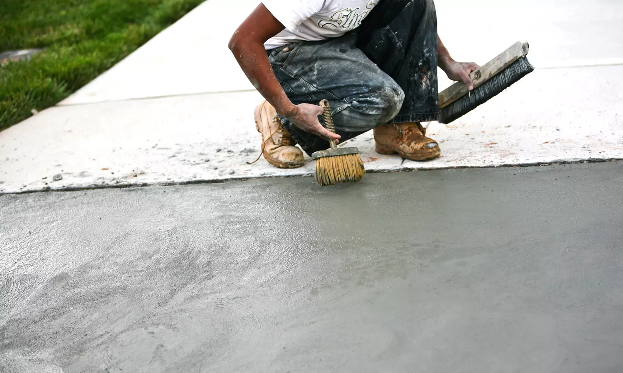  20×20 concrete slab