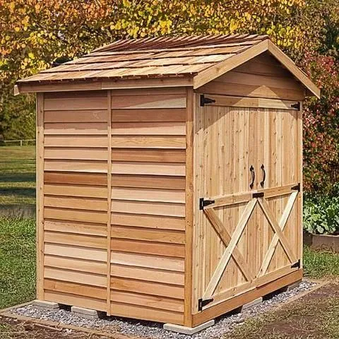 DIY wooden sheds