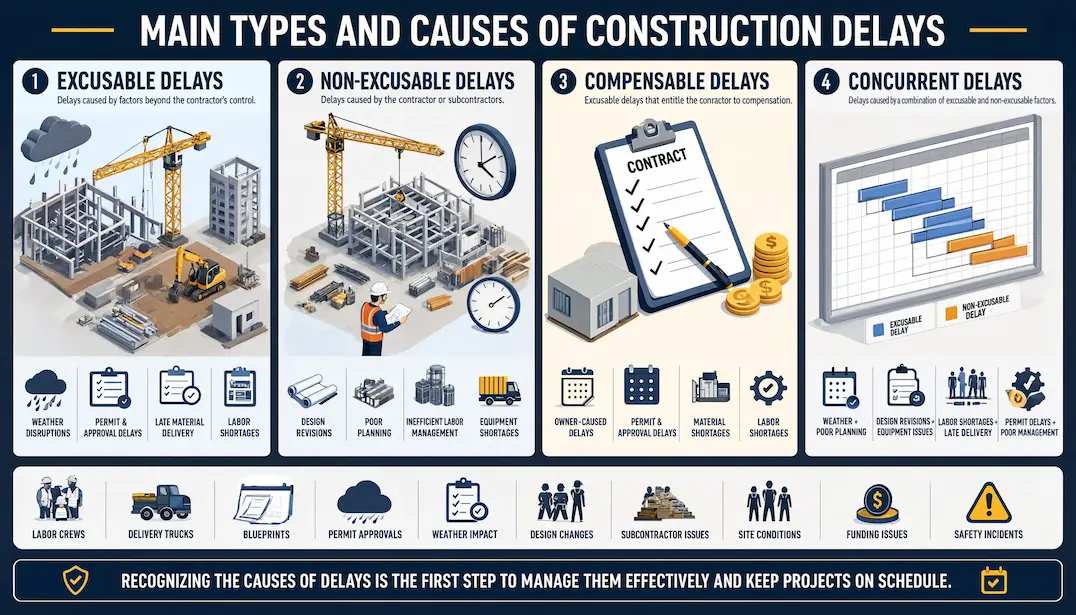 Types of Causes of Delays